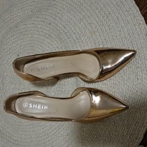 Metallic Shein Heels size9